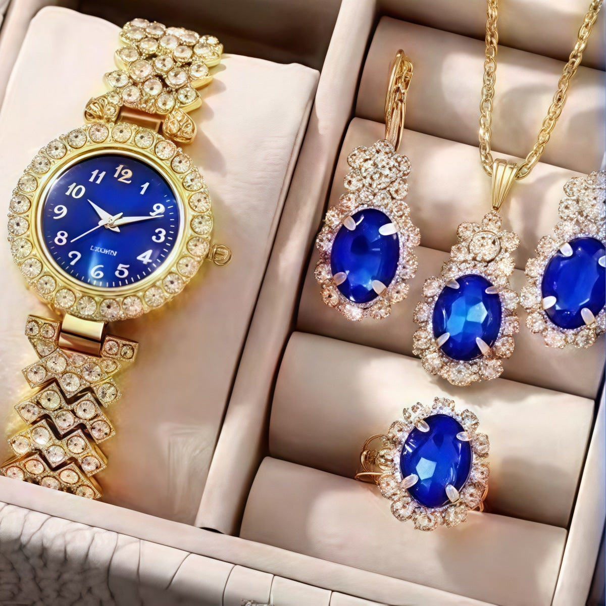 Watch Jewelry Set