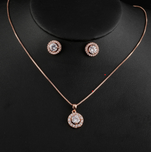 Women's Necklace & Earrings Jewelry Set