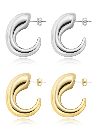 Stud Earrings Set Suitable For Women's Daily Wear